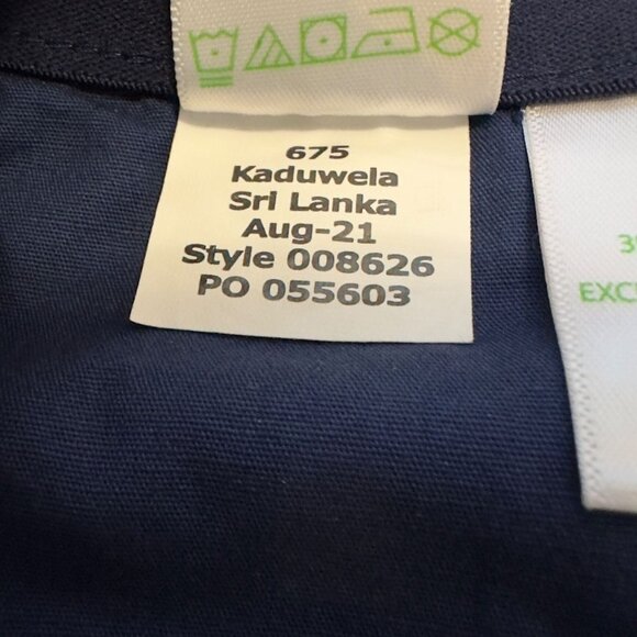 Lilly Pulitzer Kelly Stretch Pants Size 4 High Tide Navy She's Got Sol Floral - Picture 10 of 10